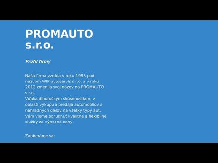 www.promauto.sk