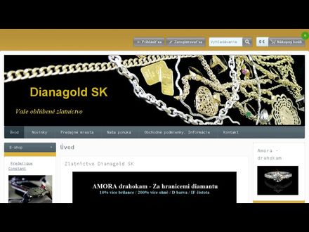 www.dianagold.sk