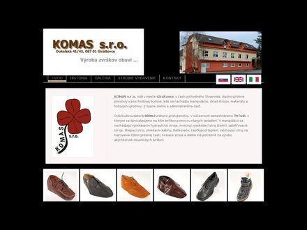 www.komas-shoes.sk