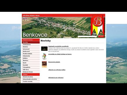 www.benkovce.ocu.sk