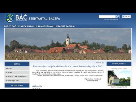 www.obecbac.sk