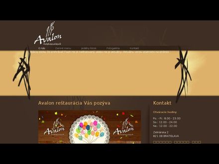 www.avalonrestaurant.sk