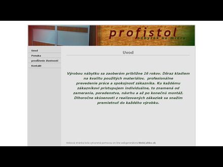www.profistol.sk