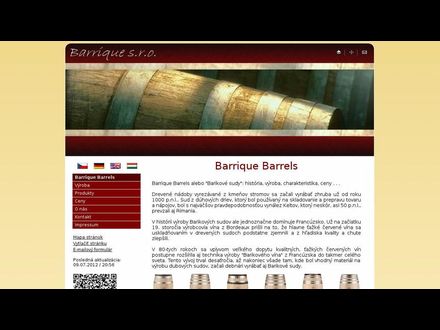 www.barrique-sro.sk