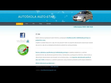 www.autoskolaautostar.sk