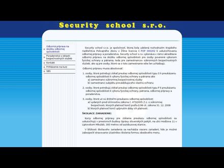 www.securityschool.sk