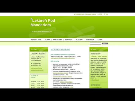 www.lekarenpodmanderlom.webnode.cz