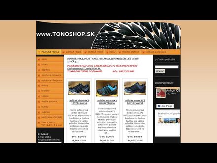 www.tonoshop.sk