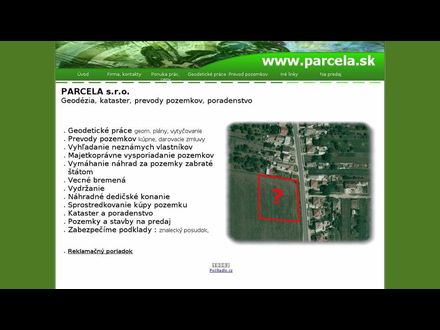 www.parcela.sk
