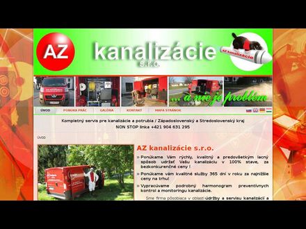 www.azkanalizacie.sk