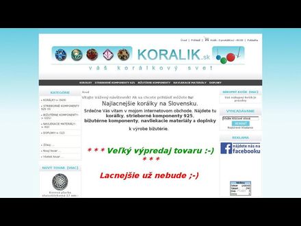 www.koralik.sk