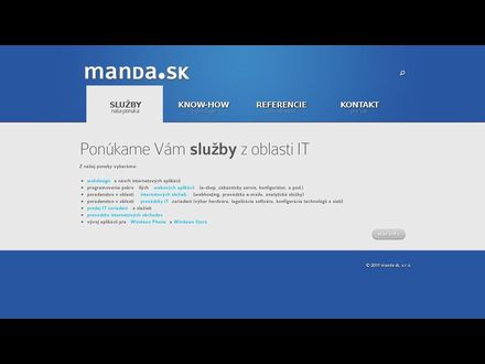 www.manda.sk