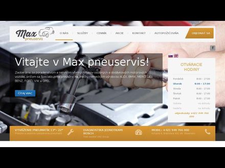 www.maxpneuservis.sk