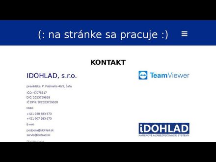 www.idohlad.sk
