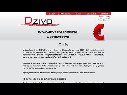 www.dzivo.sk