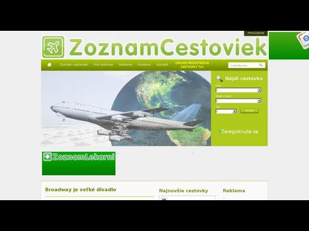 www.zoznamcestoviek.sk