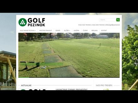 www.golfpezinok.sk