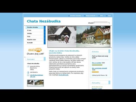 www.chatanezabudka.webnode.sk