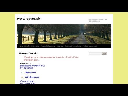 www.estro.sk