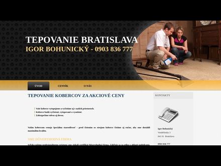 www.tepovanie-kobercov.sk