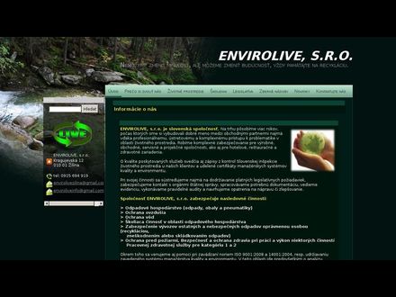 www.envirolive.sk