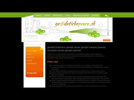 www.geodetickeprace.sk