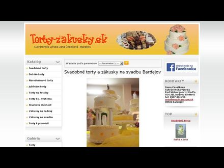 www.torty-zakusky.sk