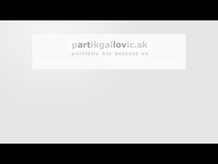 www.partikgallovic.sk