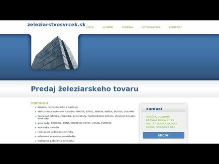 www.zeleziarstvosvrcek.sk