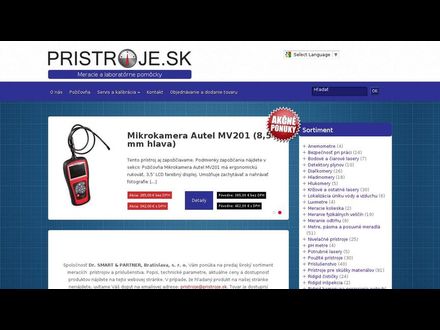 www.pristroje.sk