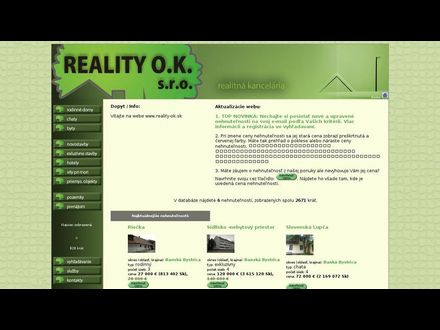 www.reality-ok.sk
