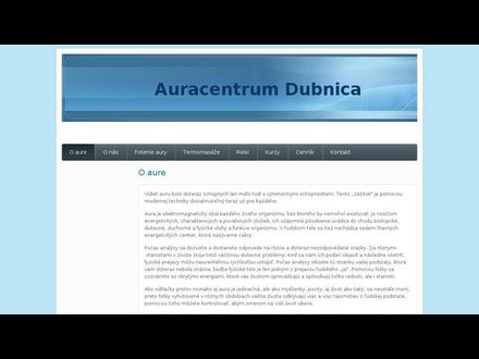 www.auracentrumdubnica.sk