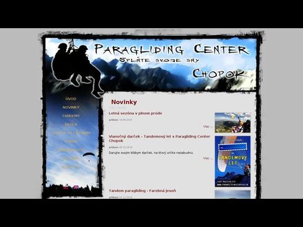 www.paraglidingcenter.sk