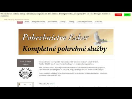 www.pohrebnictvo-ecker.sk