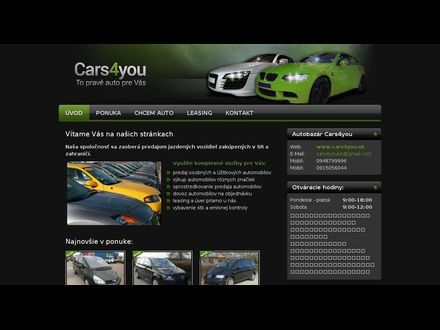 www.cars4you.sk