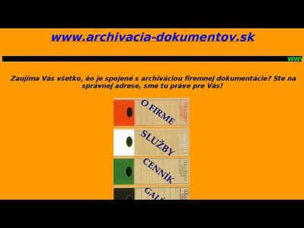 www.archivacia-dokumentov.sk