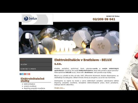 www.elektroinstalaciebelux.sk