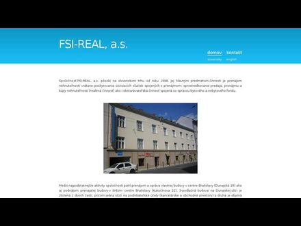 www.fsi-real.sk