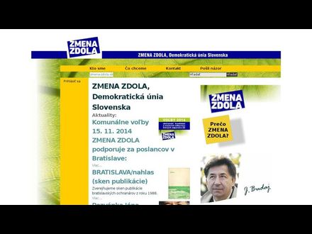www.zmenazdola.sk