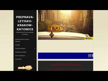 www.preprava-letisko-krakow-katowice.sk