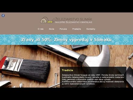 www.zeleziarstvoslimak.sk