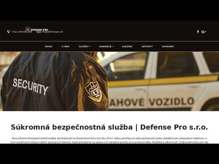 www.defensepro.sk