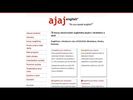 www.ajaj.sk