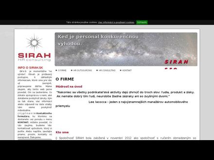 www.sirah.sk