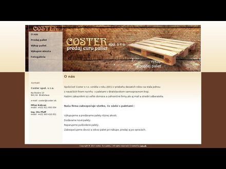 www.coster.sk