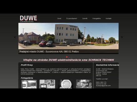 www.duwe-elektroinstalacie.eu