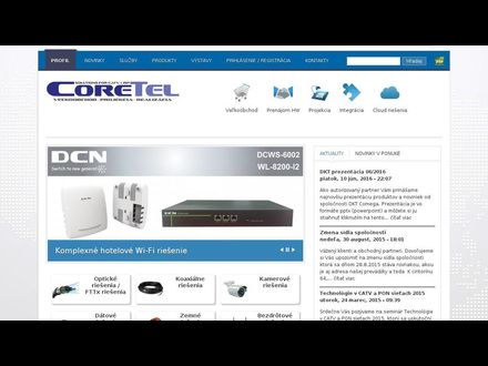 www.coretel.sk