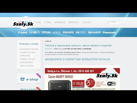 www.szaly.sk
