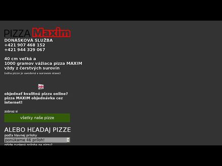 www.pizza-maxim.sk
