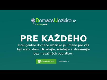 www.domaceulozisko.sk